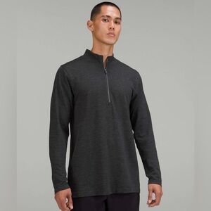 Lululemon Metal Vent Tech Half-Zip Quarter Zip Graphite Grey / Black XXL